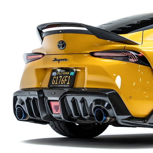 Toyota GR Supra A90 Mk5 Pre-Preg Carbon Fibre Rear Lip Spoiler (2019+)