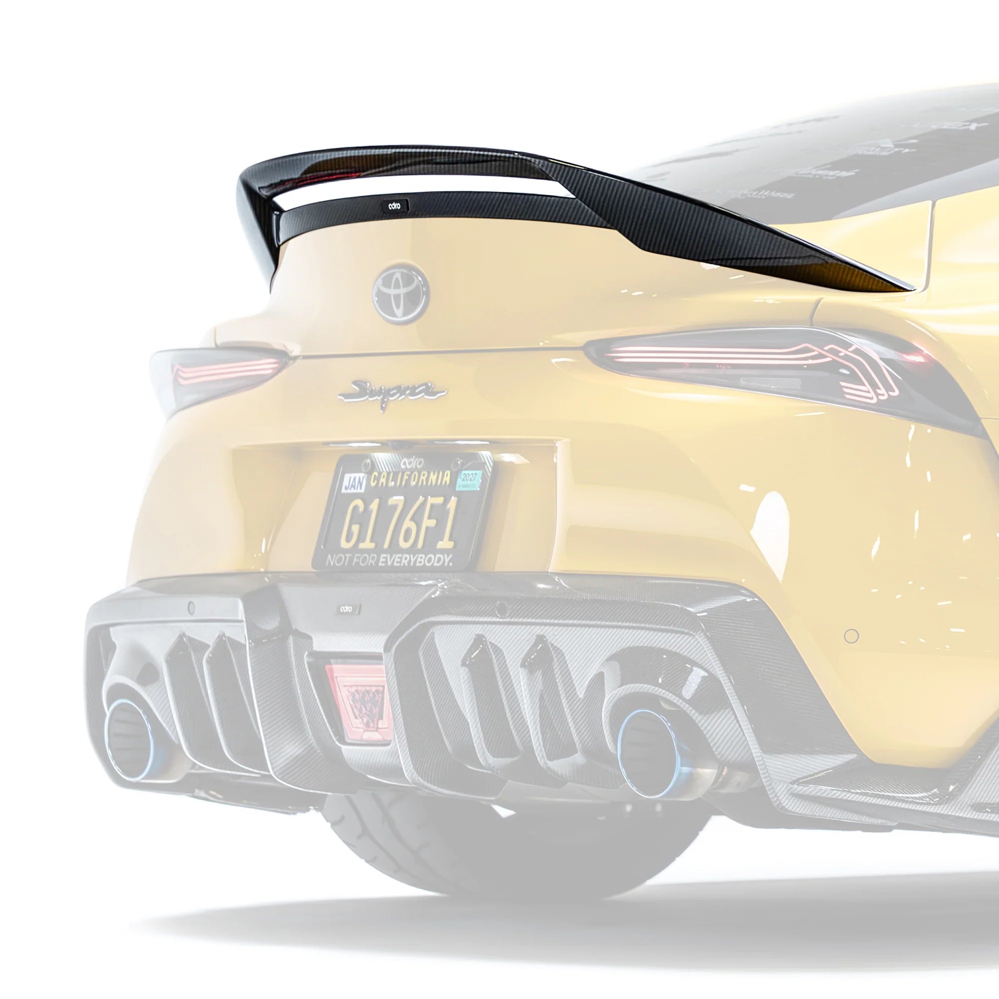 Alerón trasero de fibra de carbono Pre-Preg para Toyota GR Supra A90 Mk5 (2019+)