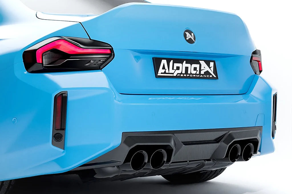 BMW M2 G87 Carbon Fibre Rear Diffuser by Alpha-N (2023+), Rear Diffusers, Alpha-N - AUTOID | Premium Automotive Accessories