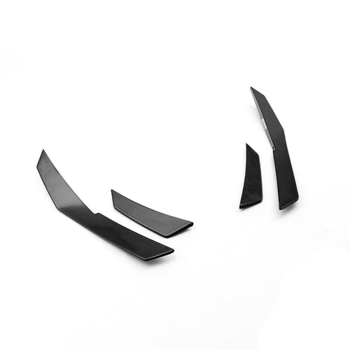 FORM Industries Audi R8 4S Facelift Pre-LCI Pre-Preg Carbon Fibre Front Bumper Canards by FORM (2015-2020)  Bumper Inserts & Trim  AUTOID®  