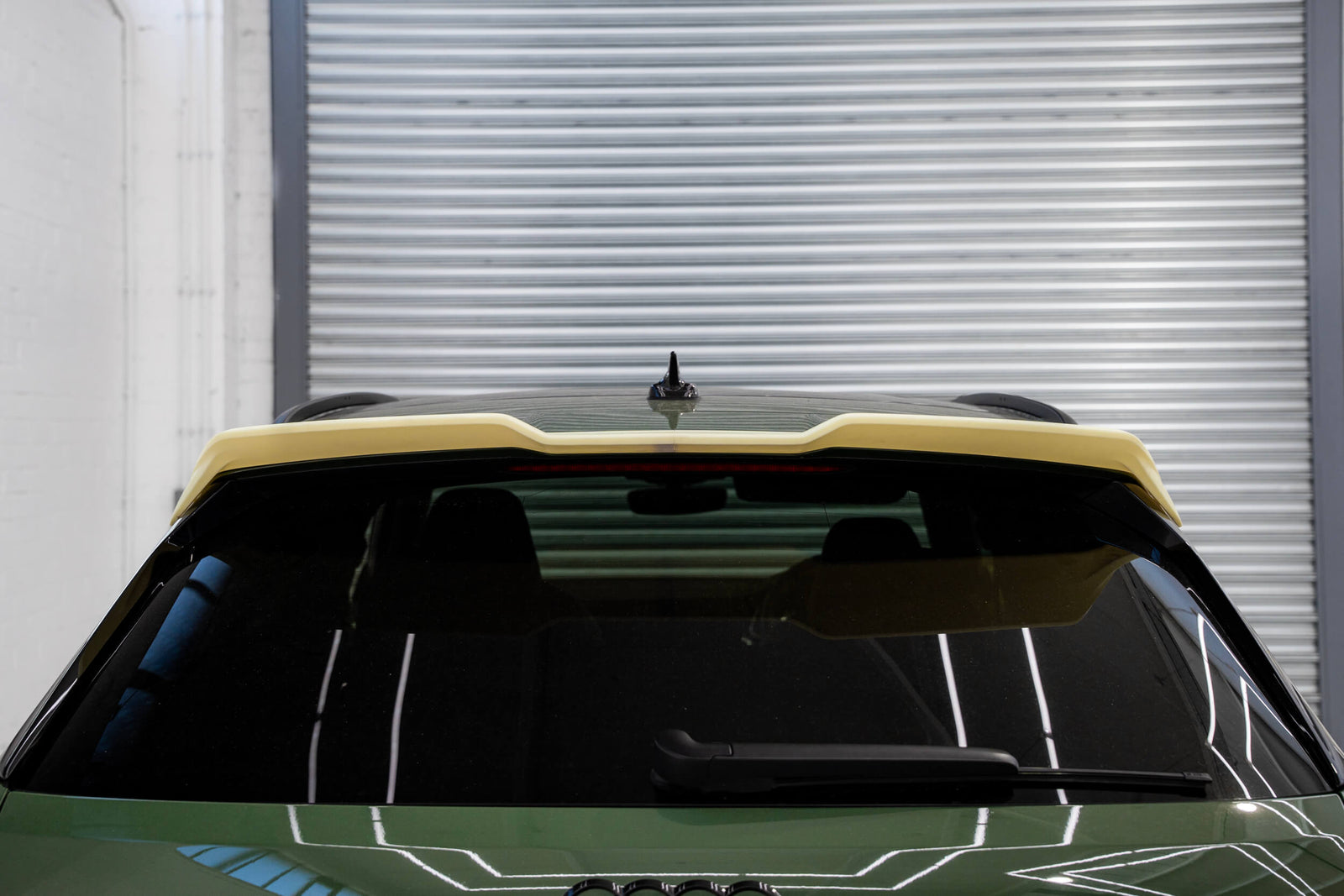 Audi RS6 C8 with 3D printed prototype rear spoiler lip by Trevora