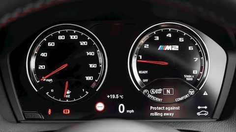 BMW 1 Series F20, 2 Series F22 & M2 LCI F87 Instrument Cluster Screen Protector PPF (2015-2021)