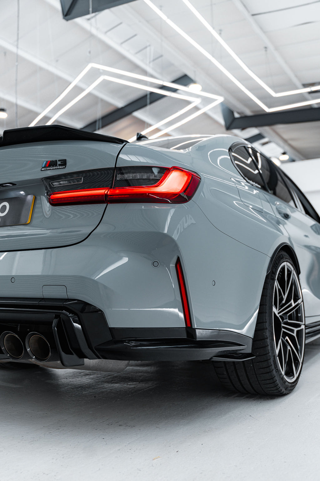 Zaero Design BMW M3 G80 G81 & M4 G82 G83 EVO-S Gloss Black Rear Diffuser by ZAERO (2021+)  Rear Diffusers  AUTOID®  