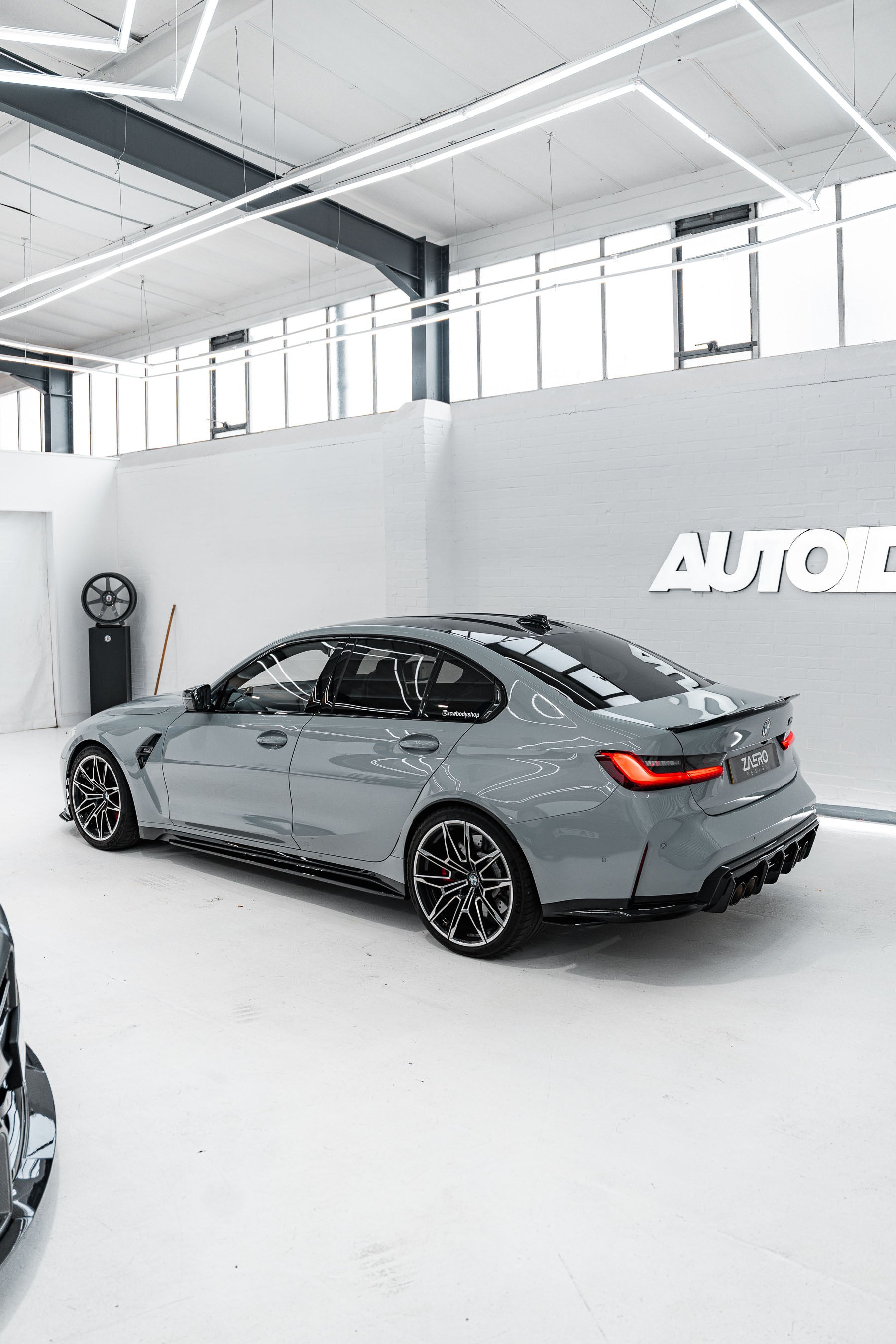 Zaero Design BMW M3 G80 G81 EVO-S Gloss Black Diffuser Extensions by ZAERO (2021+)  Side Skirts & Winglets  AUTOID®  