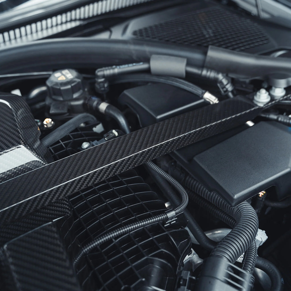 BMW M3 G80, M4 G82 & M2 G87 Pre-Preg Carbon Fibre Strut Brace by TRE (2021+) - AUTOID