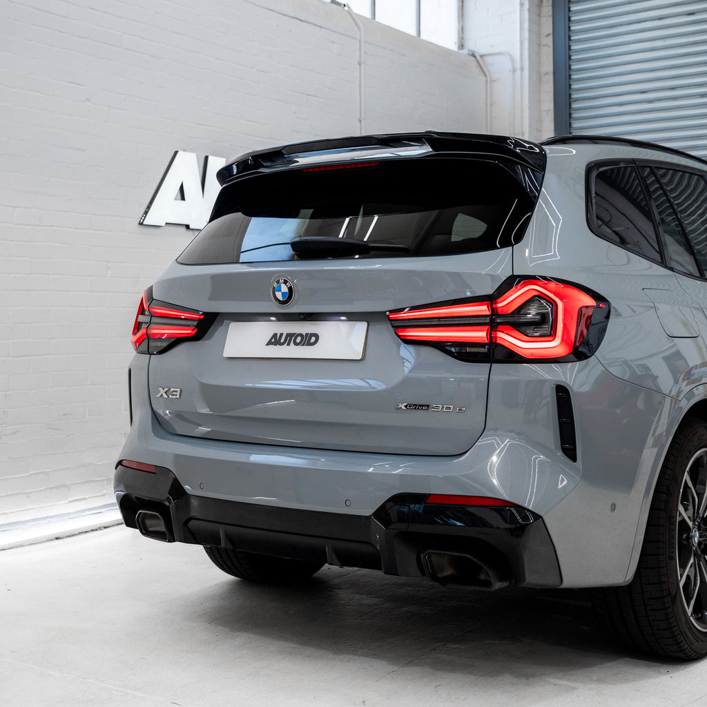 Glanzend zwarte achterspoiler voor BMW X3 door FORM (2018+, G01)