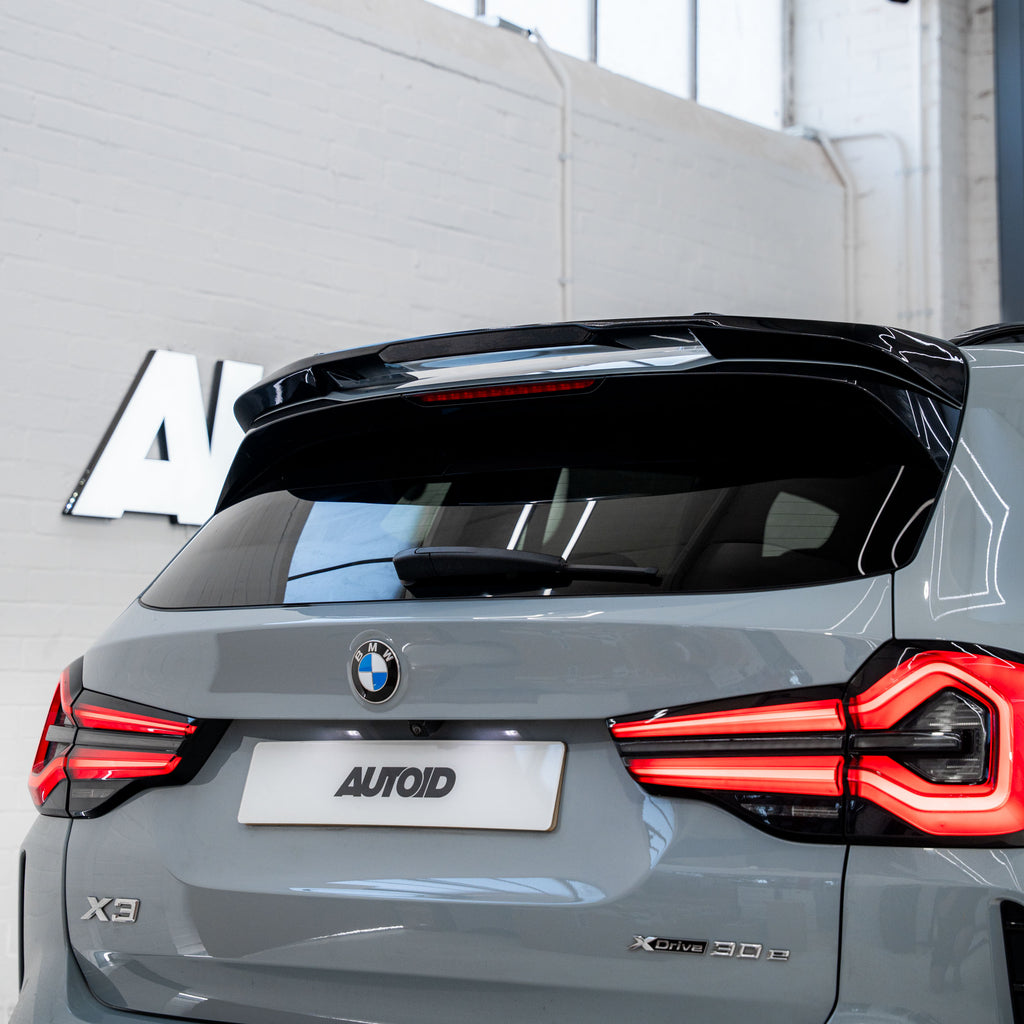 Glanzend zwarte achterspoiler voor BMW X3 door FORM (2018+, G01)
