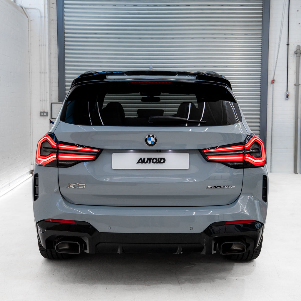 Glanzend zwarte achterspoiler voor BMW X3 door FORM (2018+, G01)