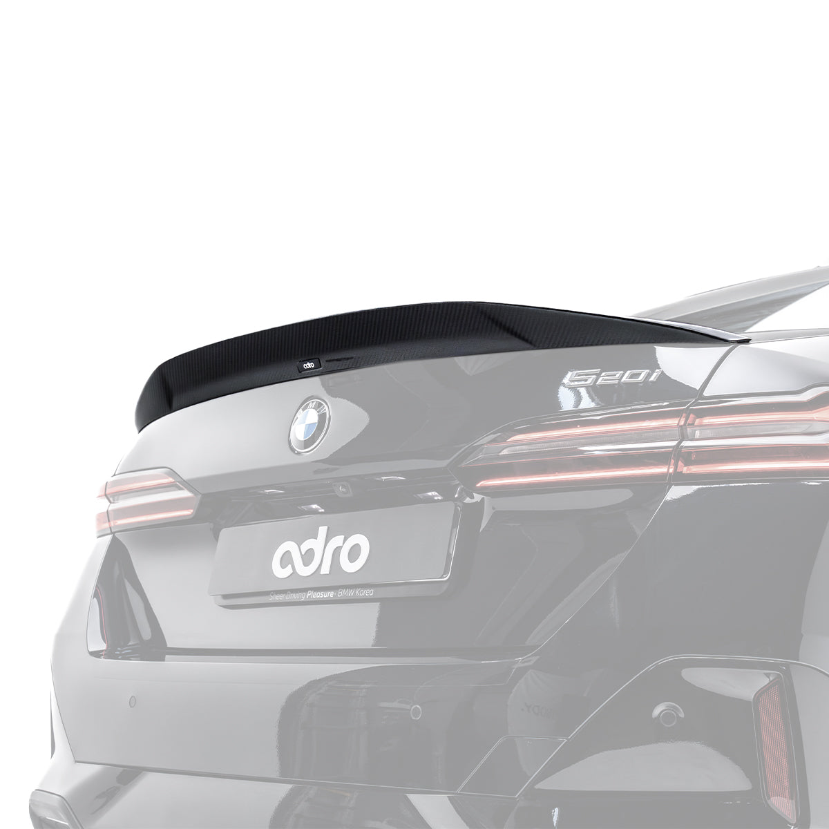 BMW G90 M5 / G60 5-Series Prepreg Carbon Fiber Trunk Spoiler by Adro - AUTOID® - Rear Spoilers - Adro