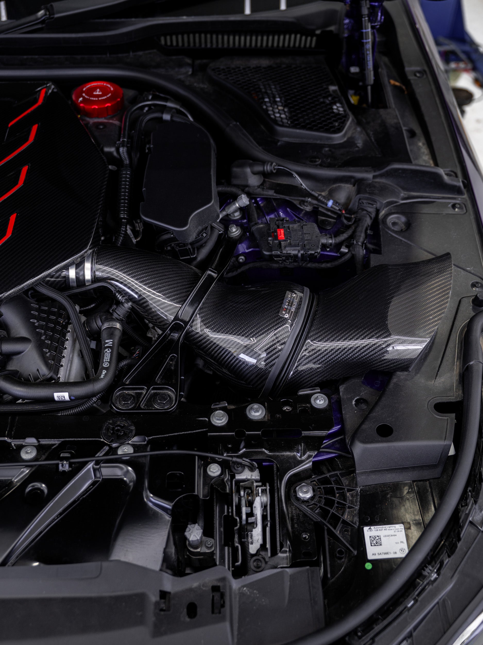 Eventuri BMW M5 G90 G99 Carbon Fibre Turbo Inlets by Eventuri  Air Intakes  AUTOID  