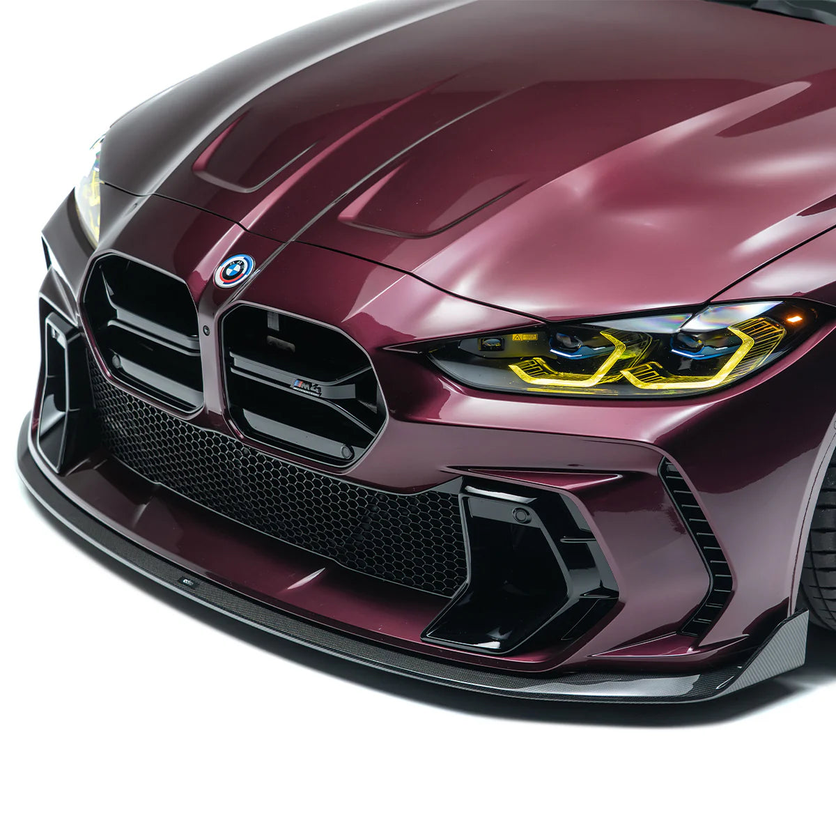 Adro BMW M3 G80 G81 & M4 G82 G83 Carbon Fibre Splitter for V2 Bumper by Adro (2021+)  Front Lips & Splitters  AUTOID®  