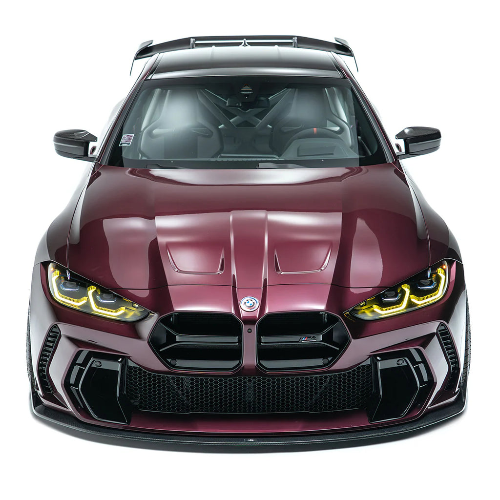 Adro BMW M3 G80 G81 & M4 G82 G83 Carbon Fibre Splitter for V2 Bumper by Adro (2021+)  Front Lips & Splitters  AUTOID®  