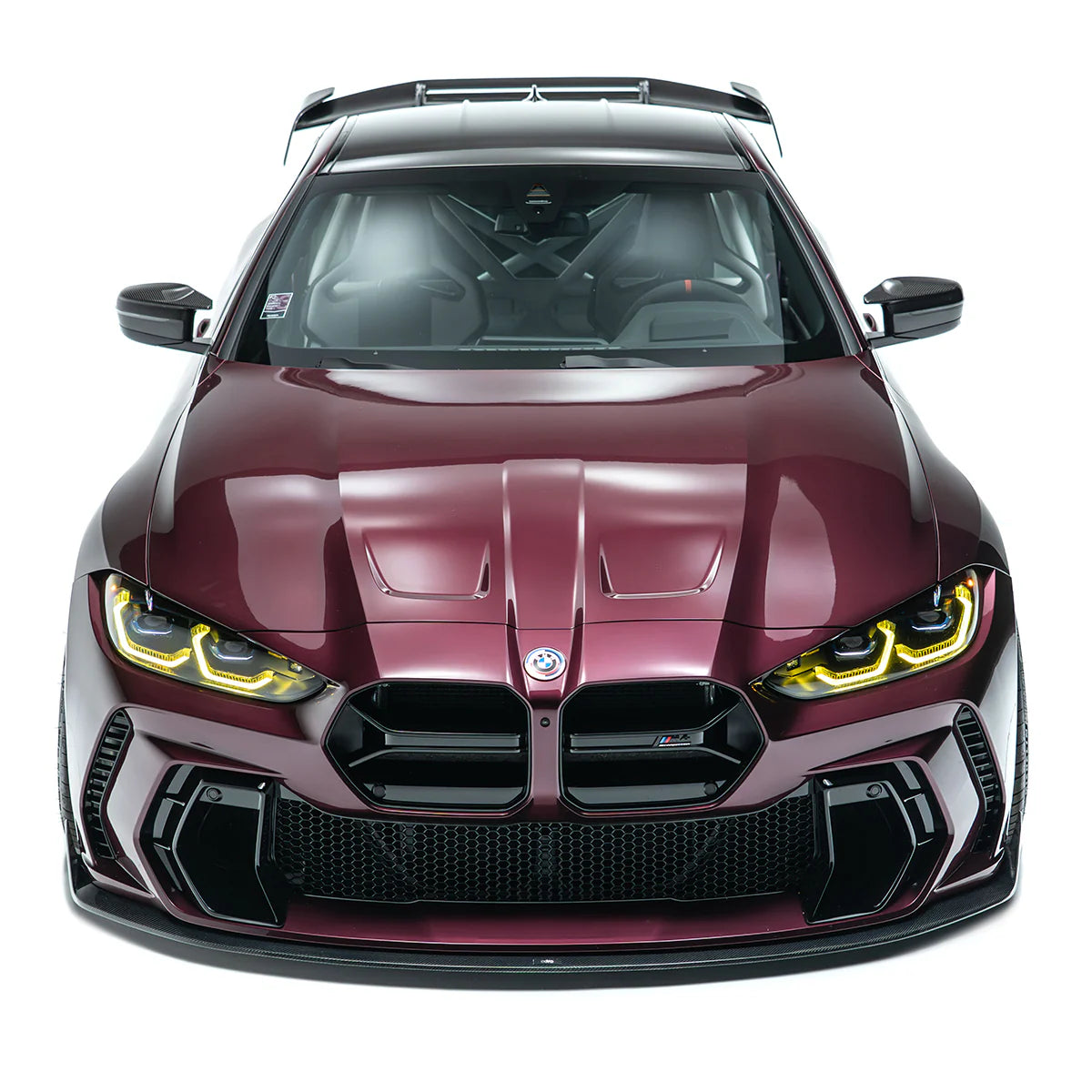 Adro BMW M3 G80 G81 & M4 G82 G83 Carbon Fibre Splitter for V2 Bumper by Adro (2021+)  Front Lips & Splitters  AUTOID®  