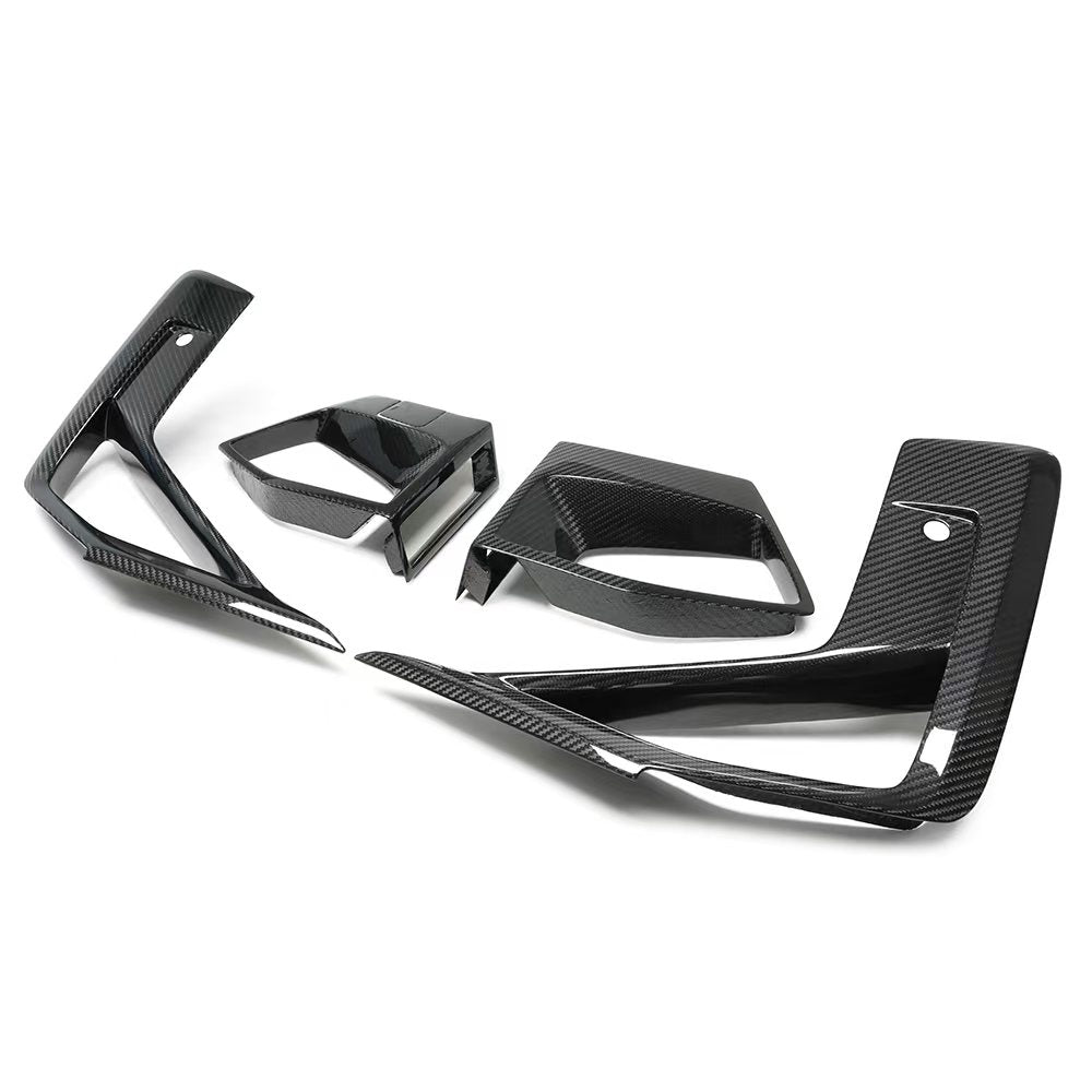 FORM Industries BMW X3M F97 & X4M F98 LCI Pre-Preg Carbon Fibre Front Bumper Inserts by FORM (2021+)  Bumper Inserts & Trim  AUTOID®  