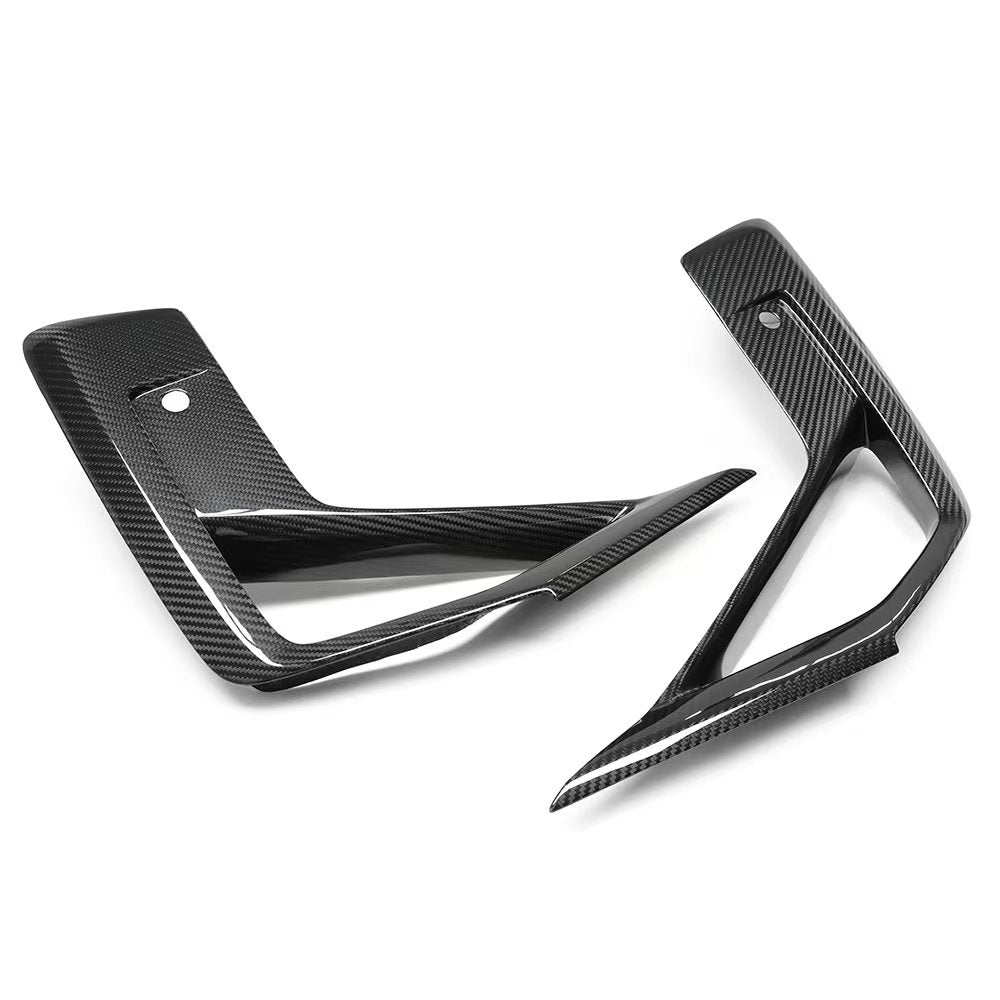 FORM Industries BMW X3M F97 & X4M F98 LCI Pre-Preg Carbon Fibre Front Bumper Inserts by FORM (2021+)  Bumper Inserts & Trim  AUTOID®  