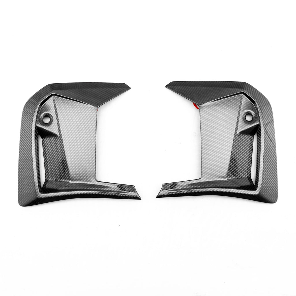 BMW X3 M50 G45 & M Sport Pre-preg Carbon Fibre PR-1 Front Canard Trims by TREVORA (2025+)