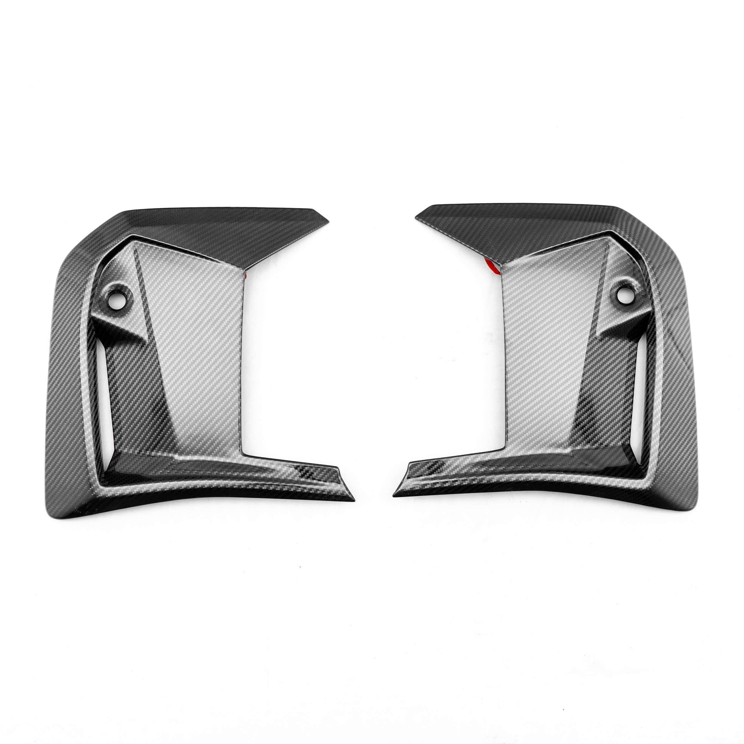 BMW X3 M50 G45 & M Sport Pre-preg Carbon Fibre PR-1 Front Canard Trims by TREVORA (2025+)