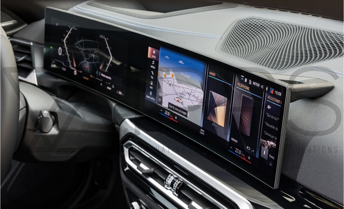 BMW M3 G80, M4 G82, M2 G87 & G Series Models iDrive 8 Instrument Cluster & Navigation Screen PPF (2022+), Reflector Inserts & Overlays, IPPS - AUTOID | Premium Automotive Accessories