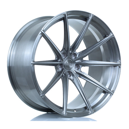 BOLA FP4 Bespoke Forged Alloy Wheels – Titanium Full Brushed Reference