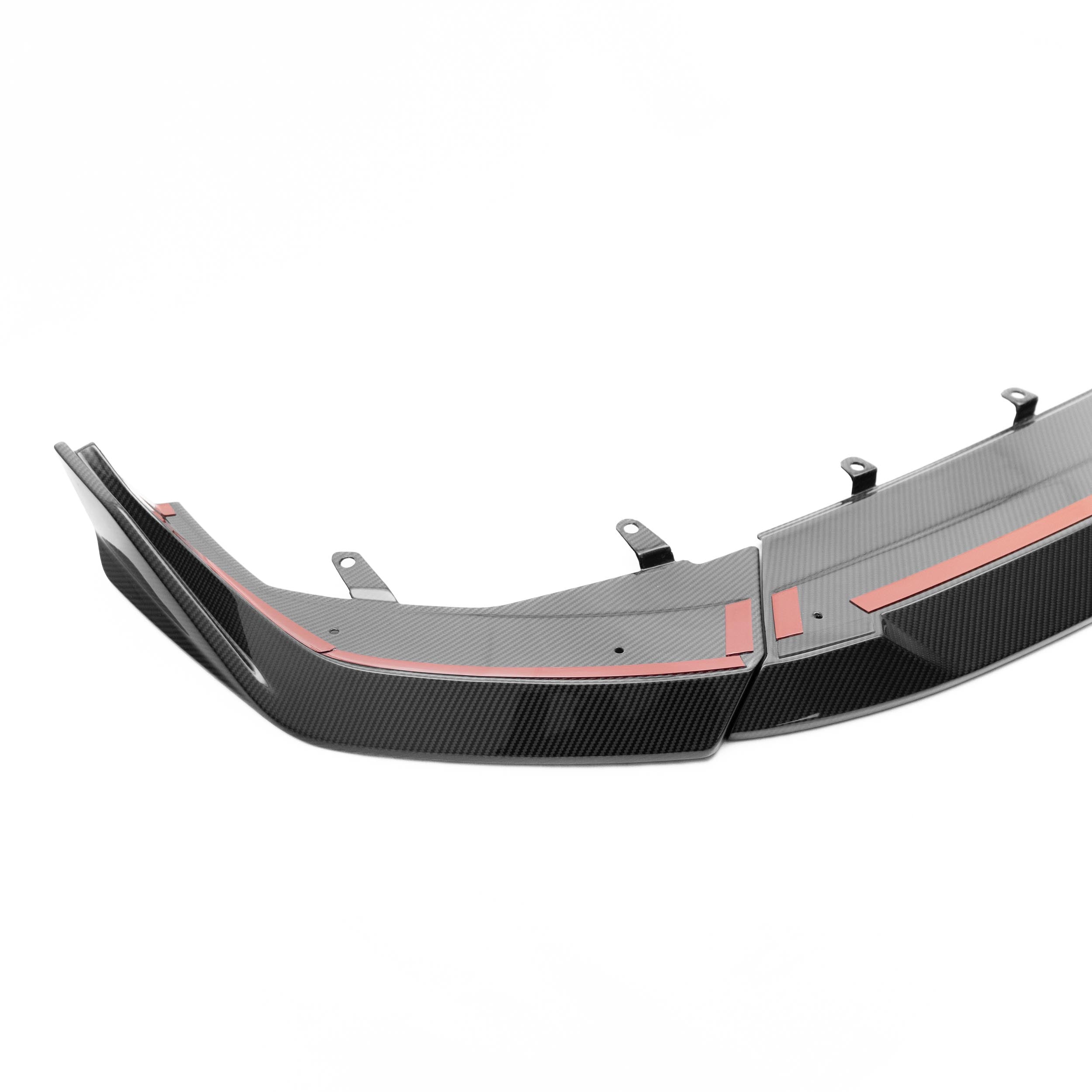 Corner of SQ Carbon Fibre Front Splitter for BMW F70 1 Series & F74 2 Series