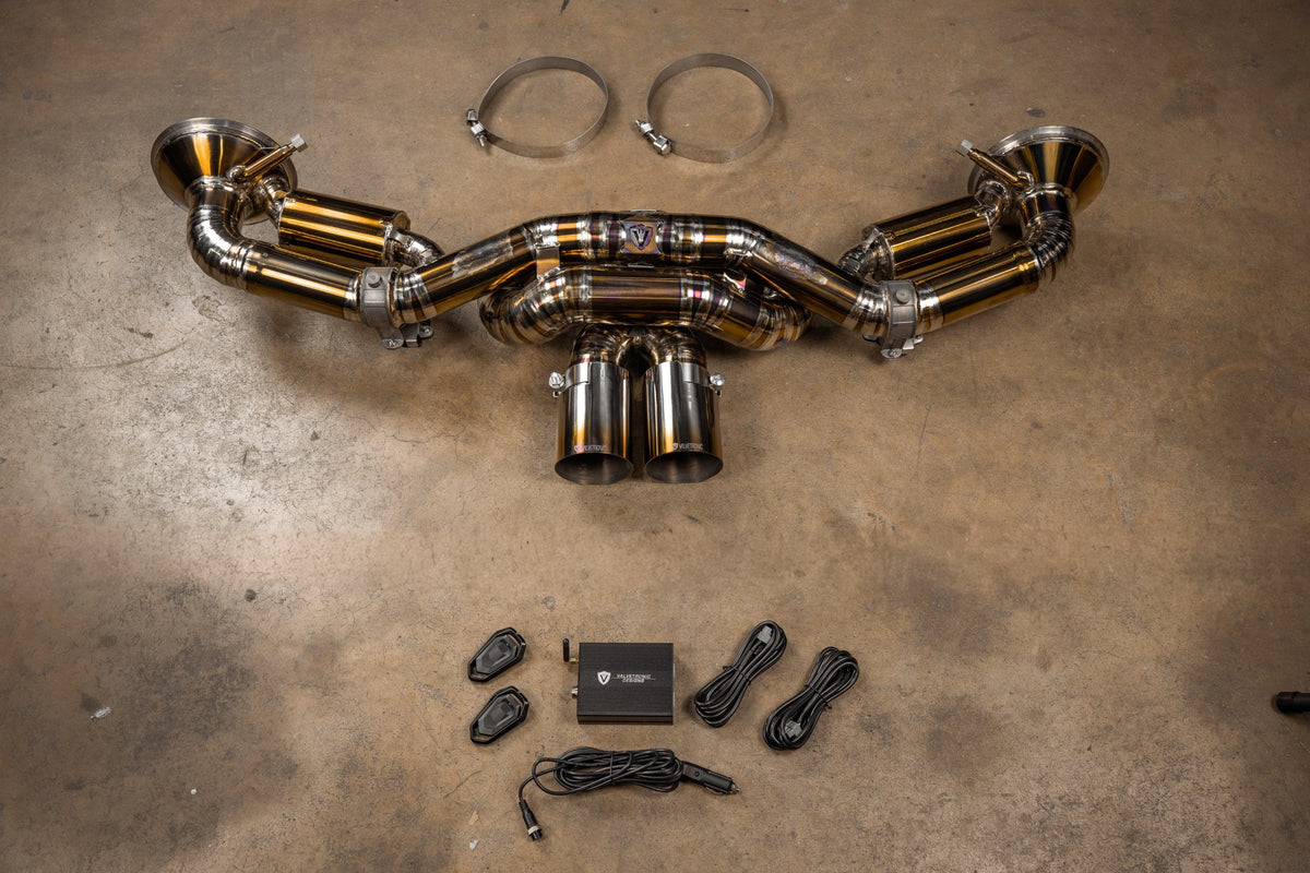 Porsche 992 GT3 & GT3 RS F1 Valved Sport Exhaust System by Valvetronic