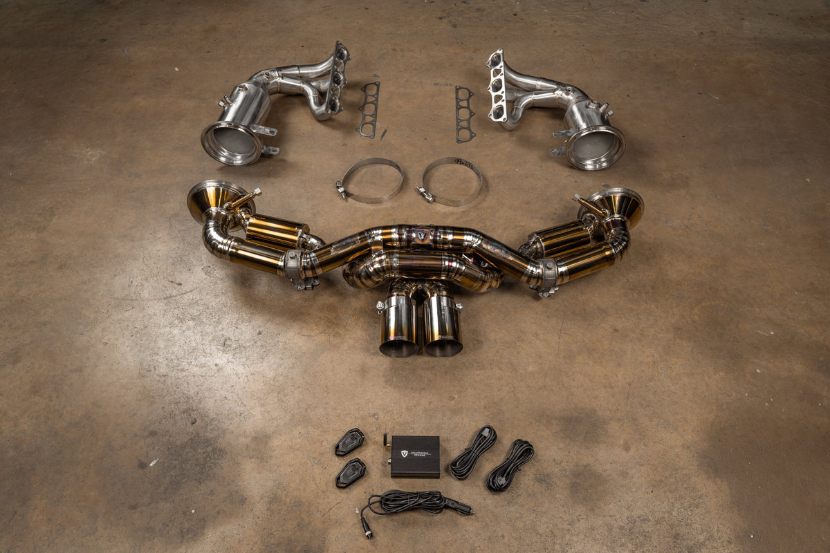 Porsche 992 GT3 & GT3 RS F1 Valved Sport Exhaust System by Valvetronic