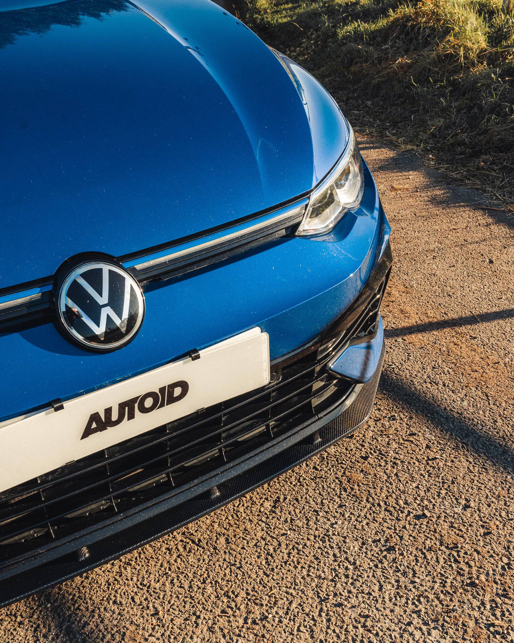 Volkswagen Golf R Mk8 Carbon Fibre ID-01 Front Splitter (2020+), Front Lips & Splitters, Essentials - AUTOID | Premium Automotive Accessories