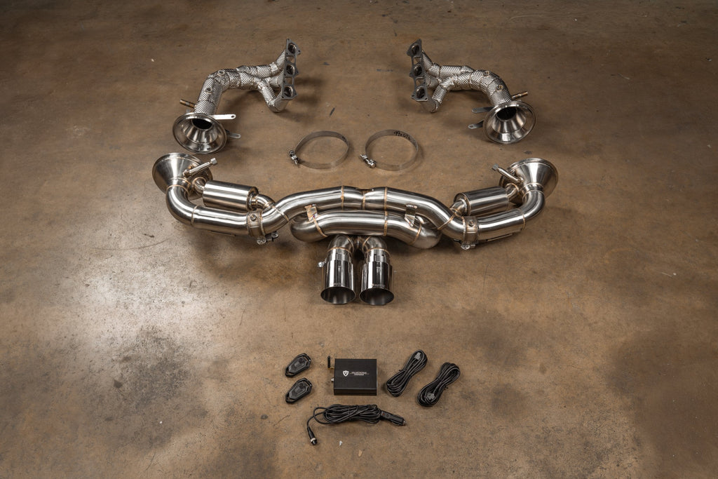 Porsche 992 GT3 & GT3 RS F1 Valved Sport Exhaust System by Valvetronic