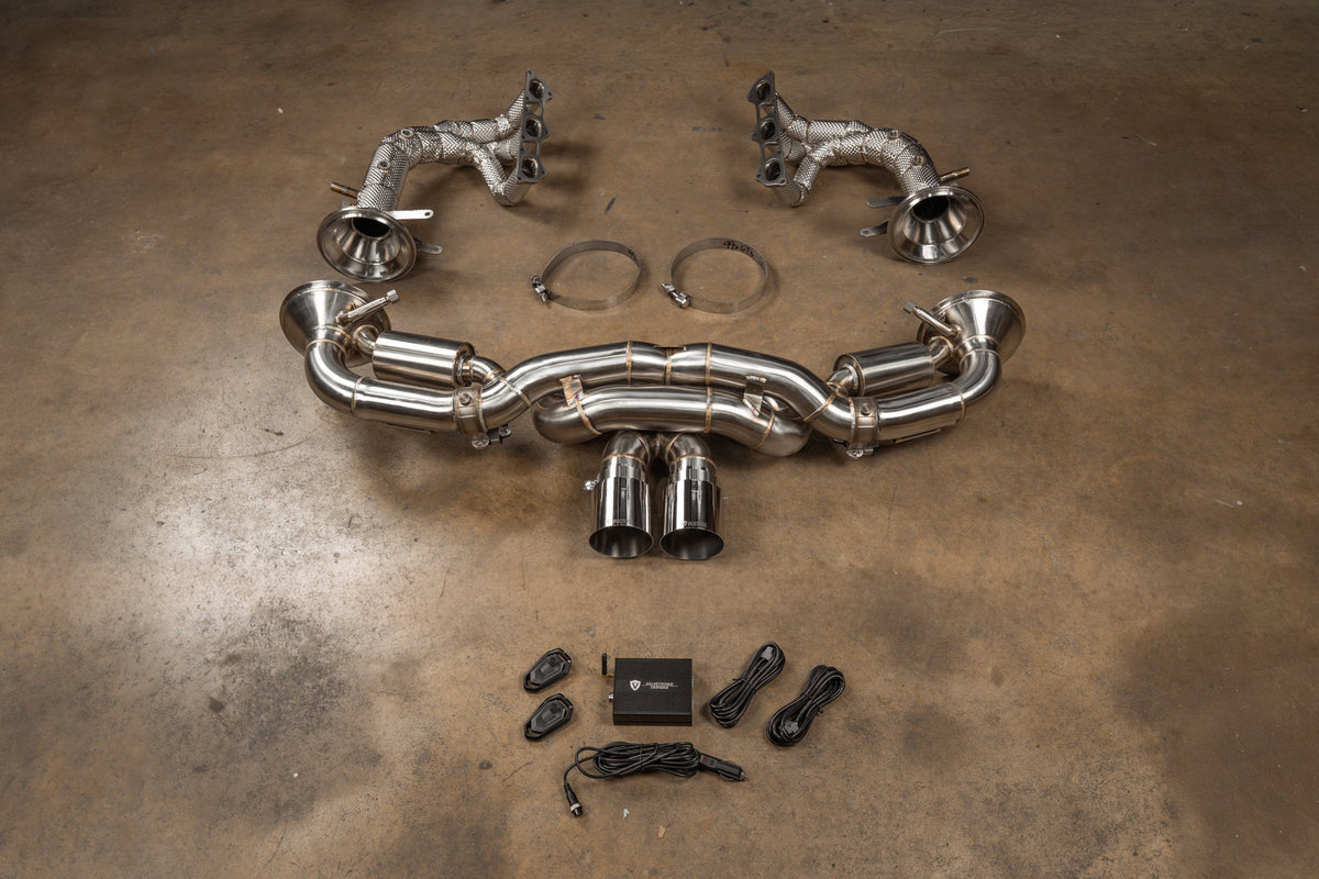 Porsche 992 GT3 & GT3 RS F1 Valved Sport Exhaust System by Valvetronic