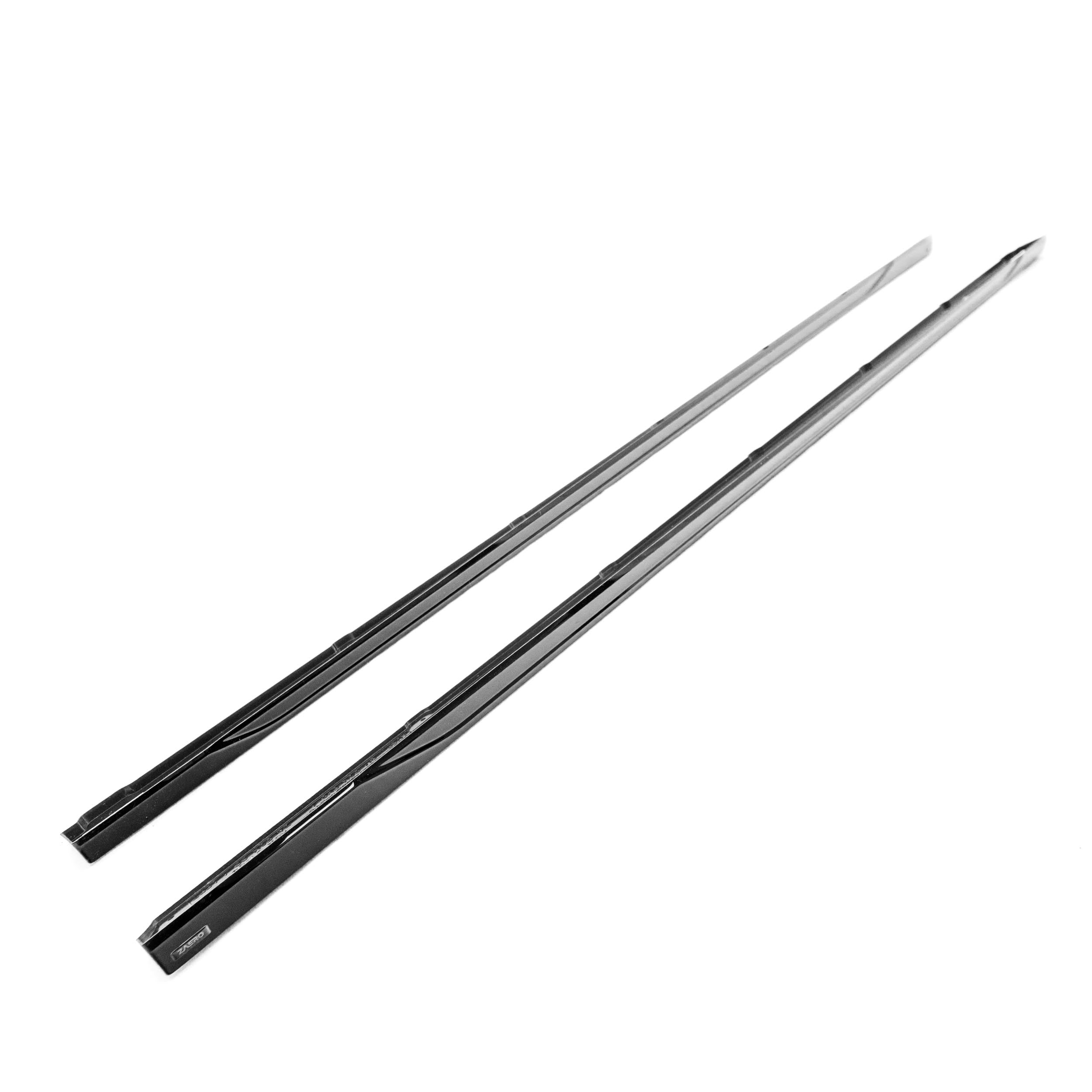 Faldones laterales en negro brillante EVO-1 para BMW M340i, 330i y 320i G20 G21 LCI por ZAERO (2022+)