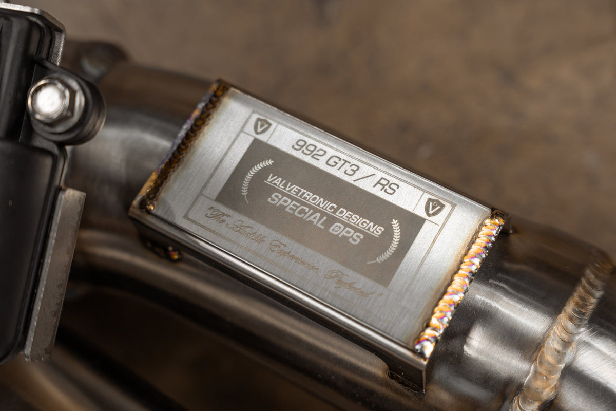 Porsche 992 GT3 & GT3 RS F1 Valved Sport Exhaust System by Valvetronic