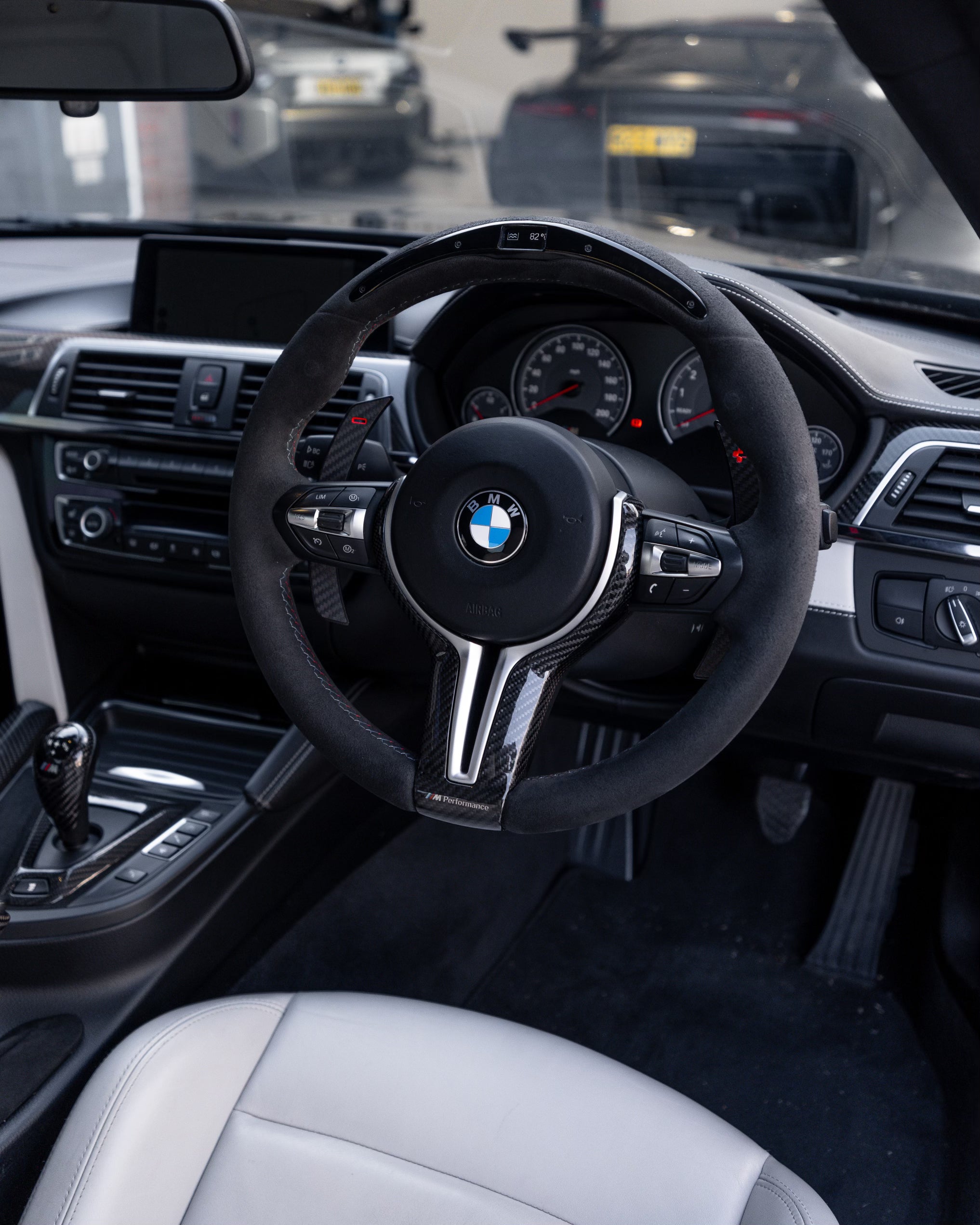 BMW Carbon Magnetic Paddle Shifter Set by JQWerks X Goldenwrench