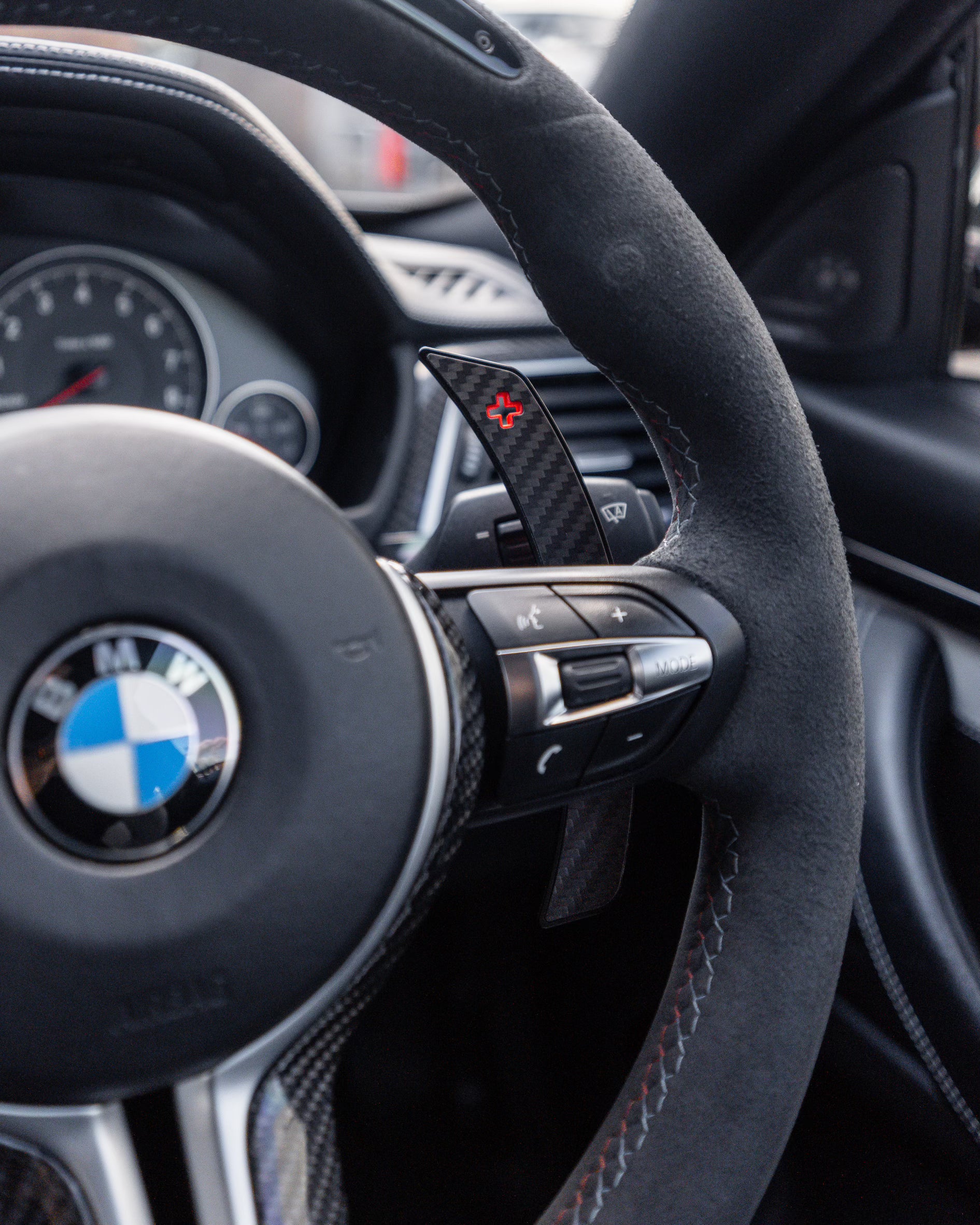 BMW Carbon Magnetic Paddle Shifter Set by JQWerks X Goldenwrench