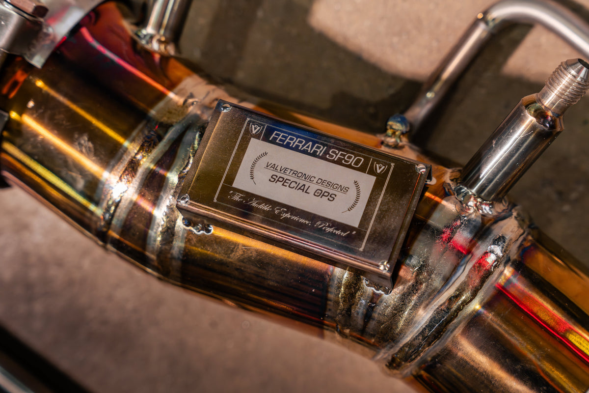 Ferrari SF90 Stradale & SF90 XX Titanium F1 Race Exhaust System by Valvetronic