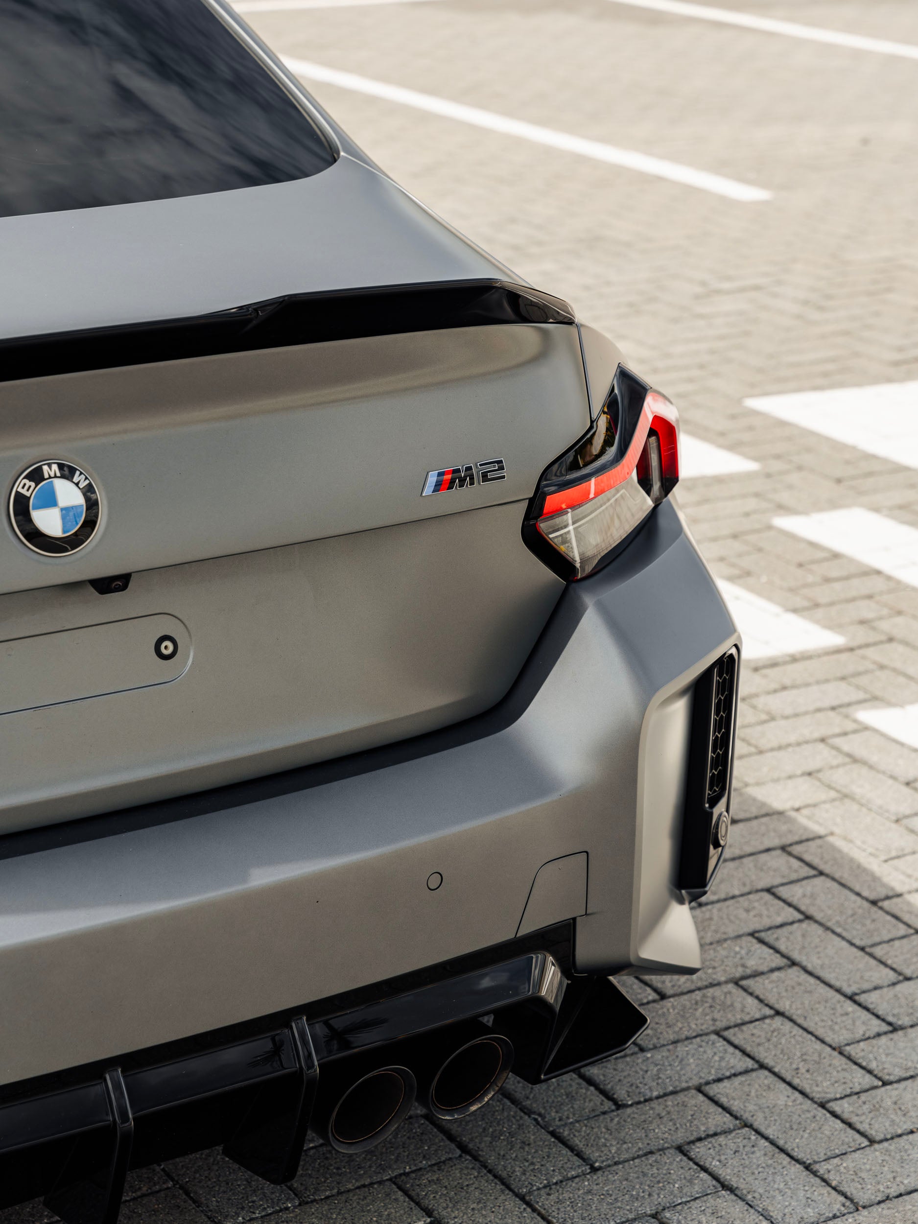 BMW M2 Genuine M Performance LCI V2 Black High Gloss Model Rear Badge