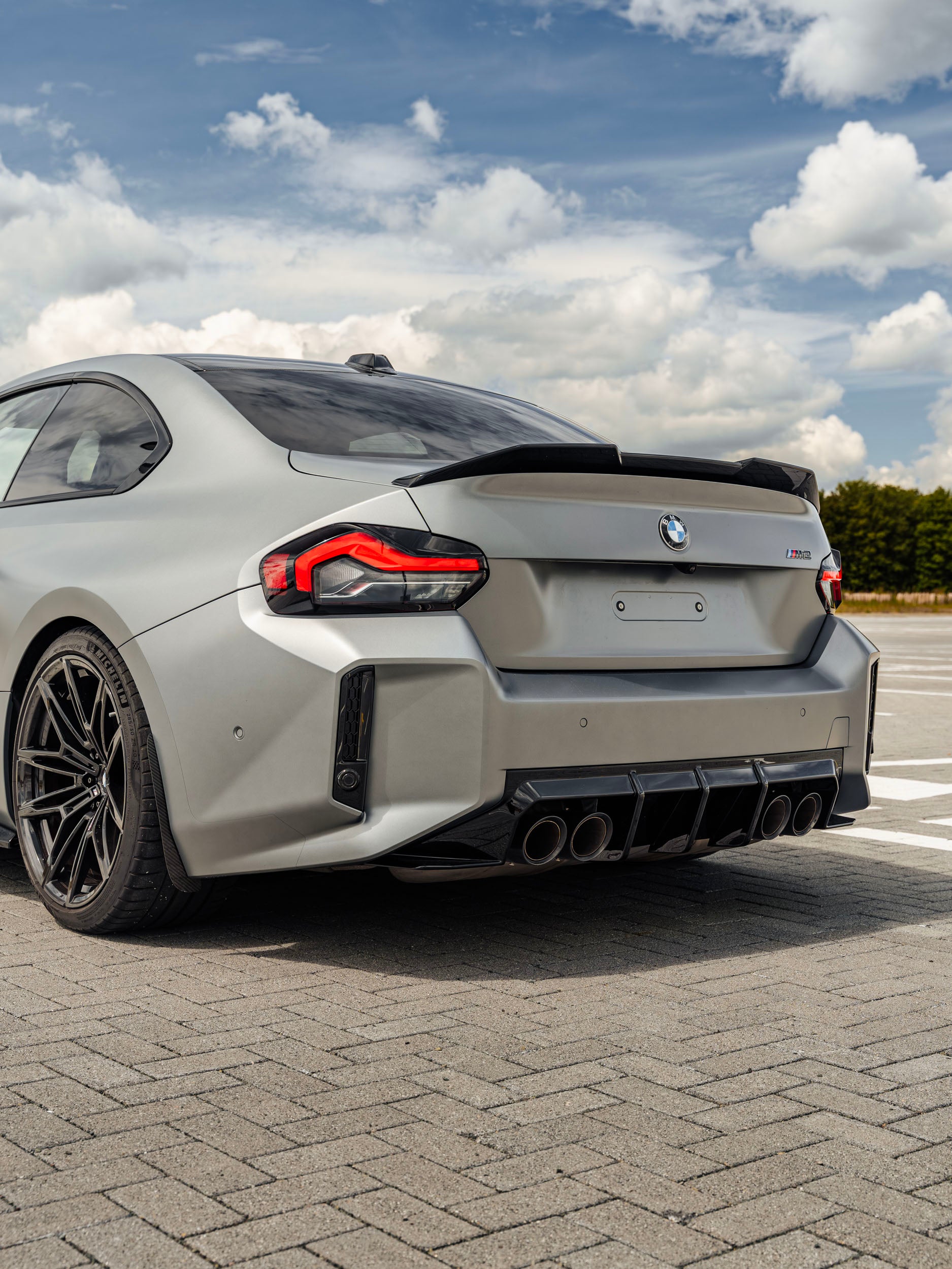 BMW M2 G87 EVO-S Gloss Black Rear Diffuser by ZAERO (2023+)