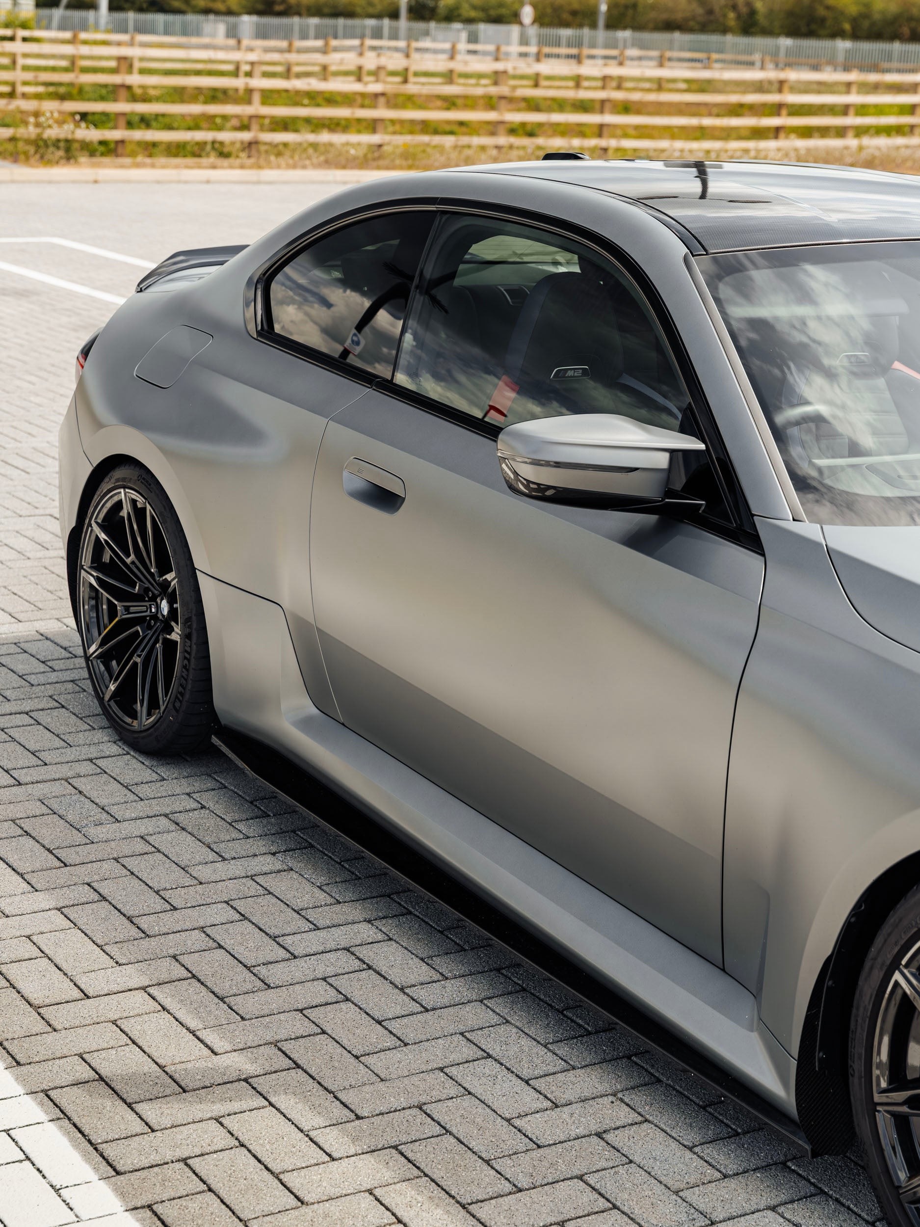 BMW M2 G87 EVO-S Gloss Black Side Skirts by ZAERO (2023+)