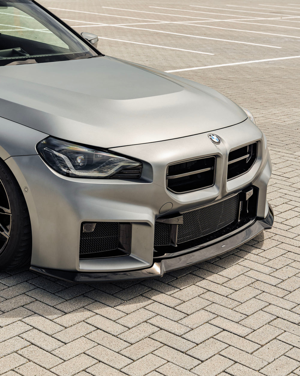 BMW M2 G87 EVO-S Gloss Black Front Lip by ZAERO (2023+)
