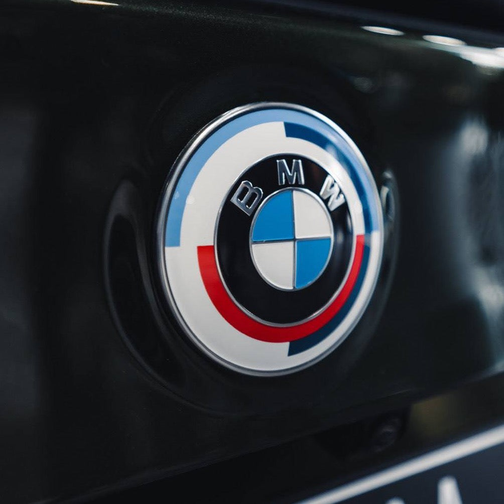 Genuine M Performance Heritage 50 Years Bonnet and Boot Badge Emblems, Model Badges, BMW M Performance - AUTOID | Premium Automotive Accessories