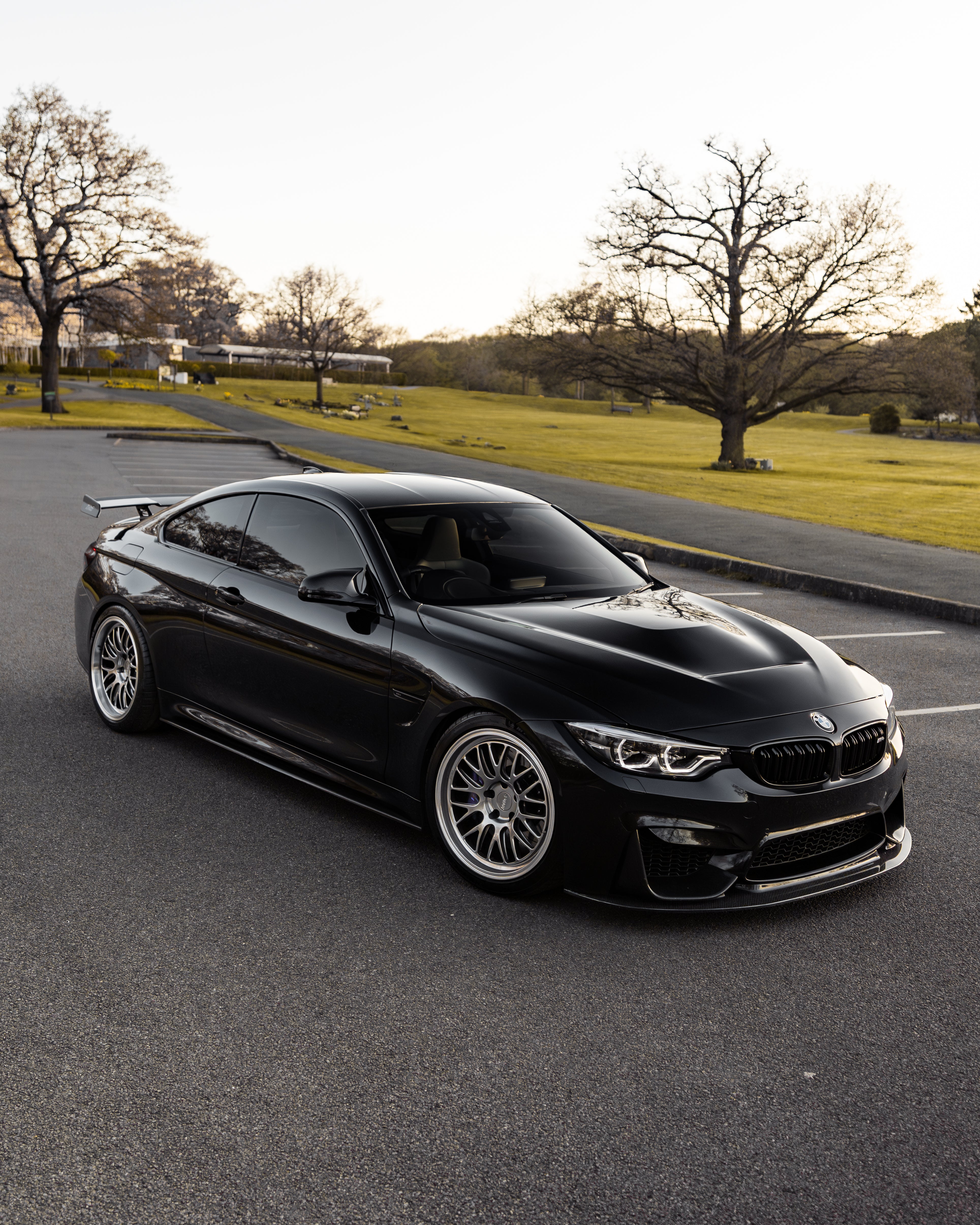 TRE BMW M3 F80 & M4 F82 Pre-Preg Carbon Fibre GT V2 Front Splitter by TRE (2014-2020)  Front Lips & Splitters  AUTOID®  