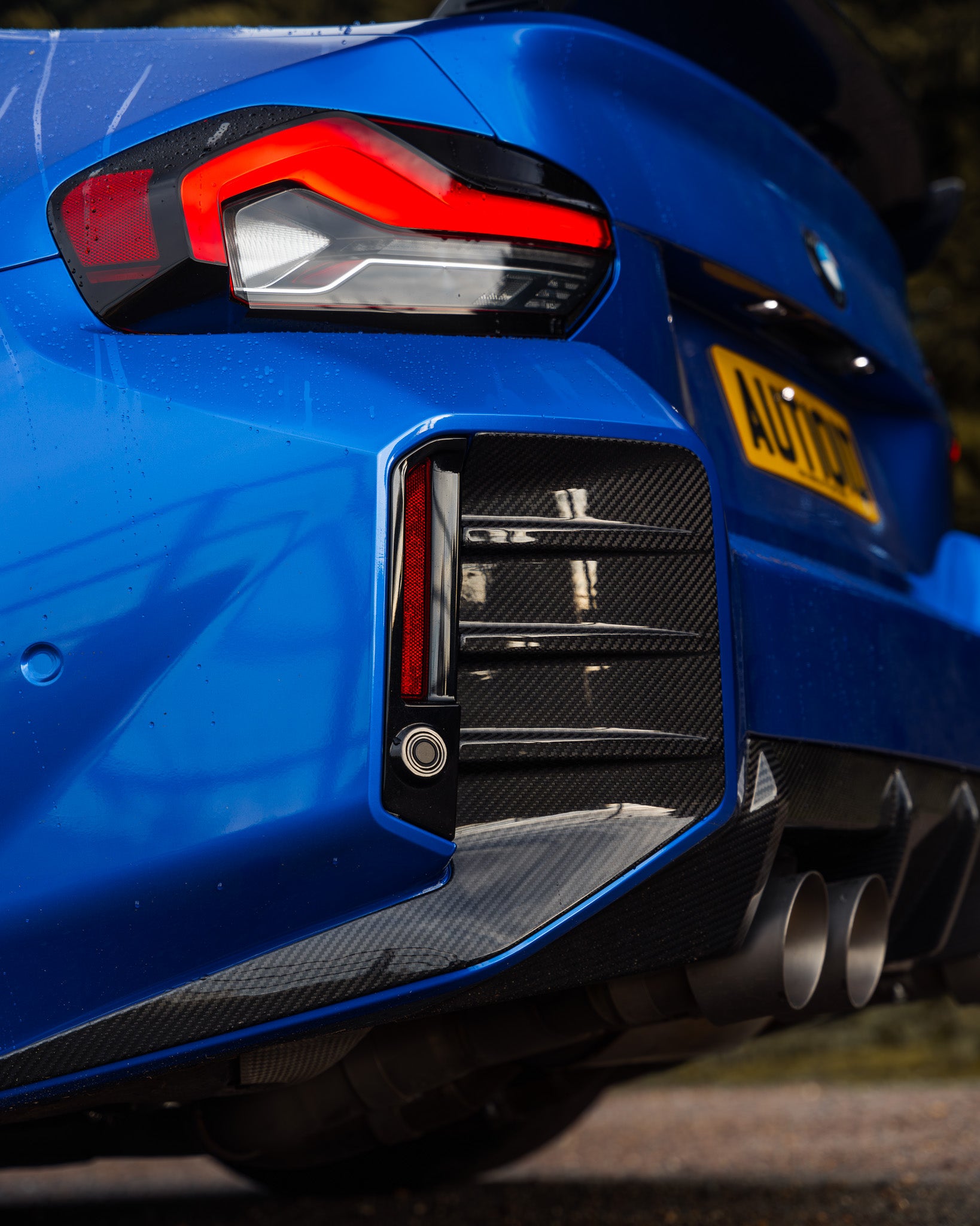 BMW M2 G87 Pre-Preg Carbon Fibre Rear Bumper Attachments by TRE (2023+), Bumper Inserts & Trim, TRE - AUTOID | Premium Automotive Accessories