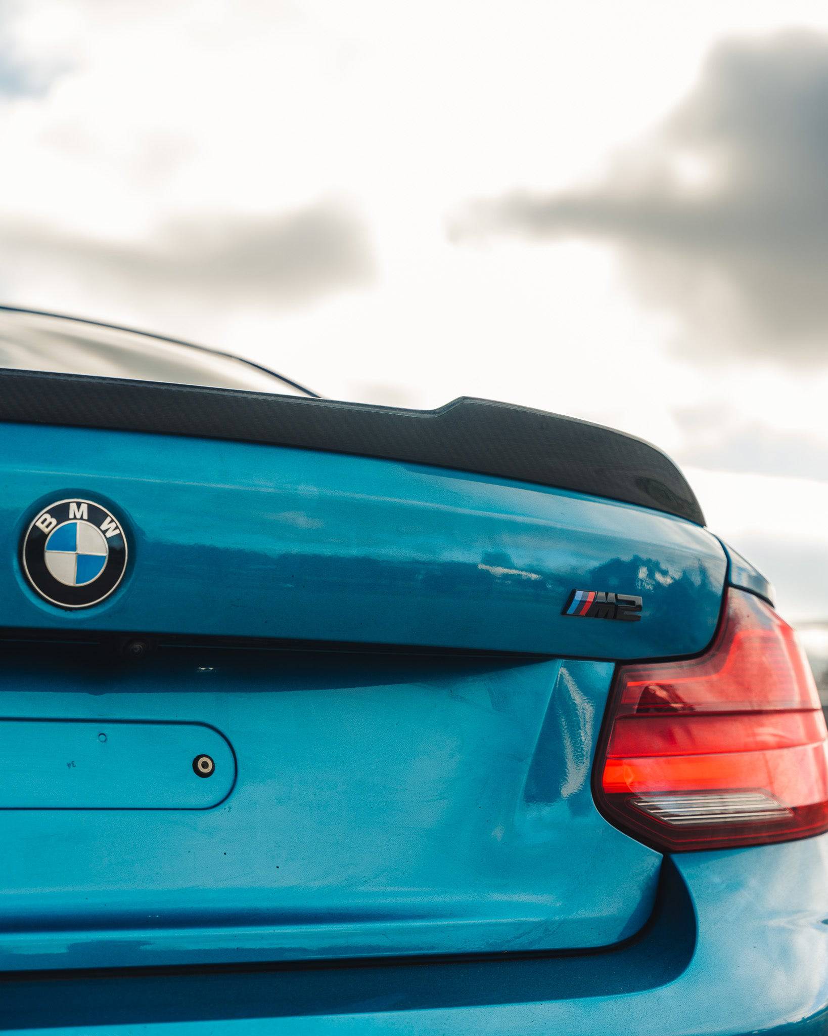 BMW M2 & 2 Series Pre-preg Carbon Fibre CS Spoiler by TRE (2014-2021, F22 F87), Rear Spoilers, TRE - AUTOID | Premium Automotive Accessories