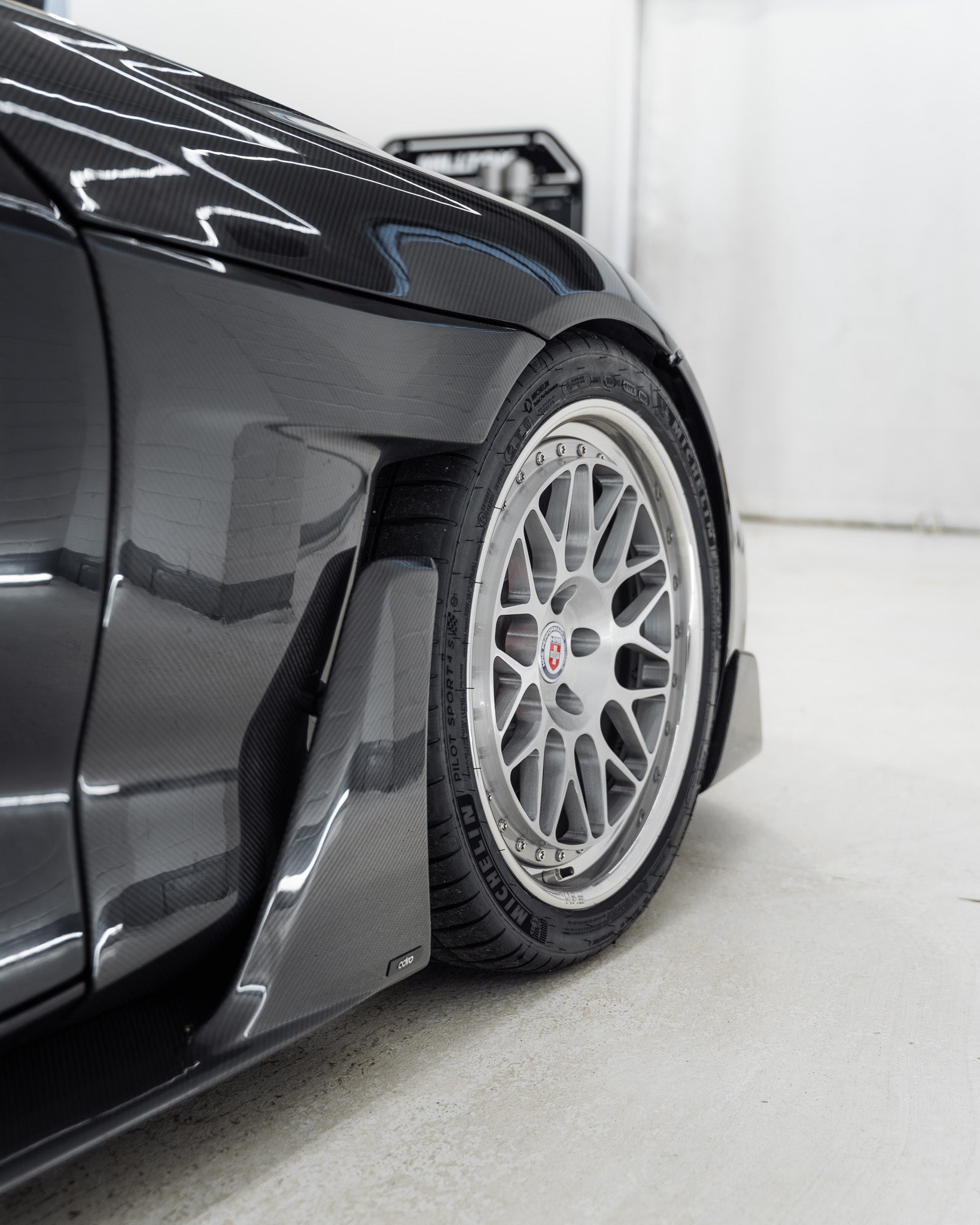 Adro Toyota GR Supra A90 Mk5 Carbon Fibre Integrated Fender Panel Side Skirts V2 by Adro (2019+)  Side Skirts & Winglets  AUTOID®  