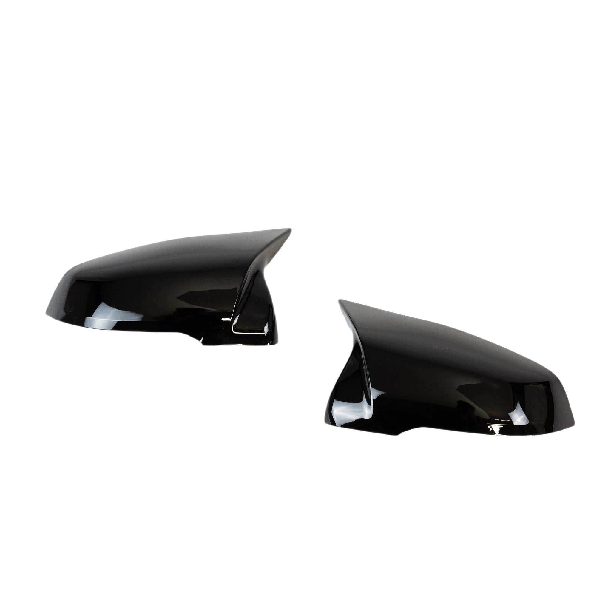 Gloss Black Door Wing Mirror Covers Caps Left & Right Side Pair to fit –  Underground Parts