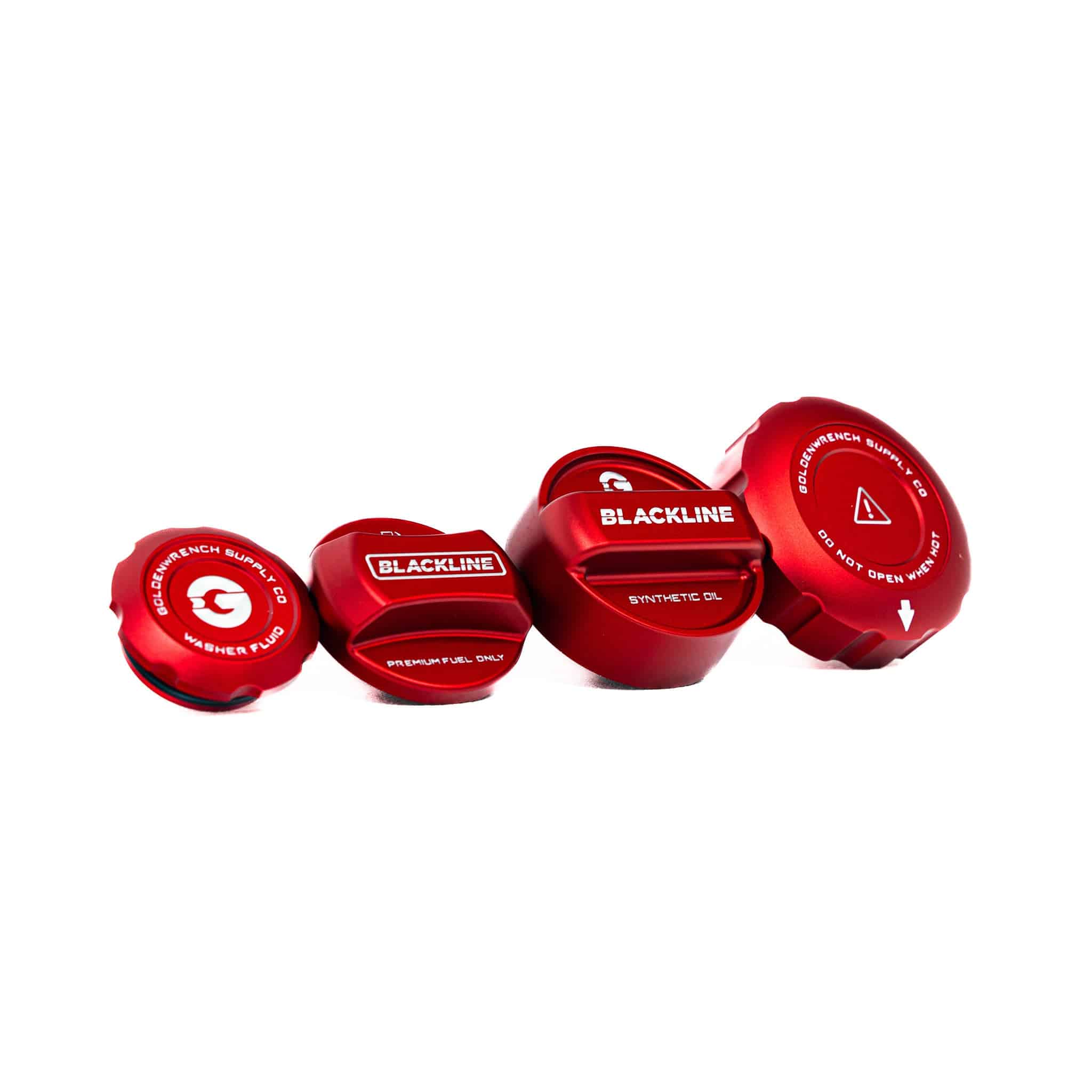 Goldenwrench Blackline Performance BMW M Car G-Chassis Washer Fluid Cap -  Edition Red, Exterior