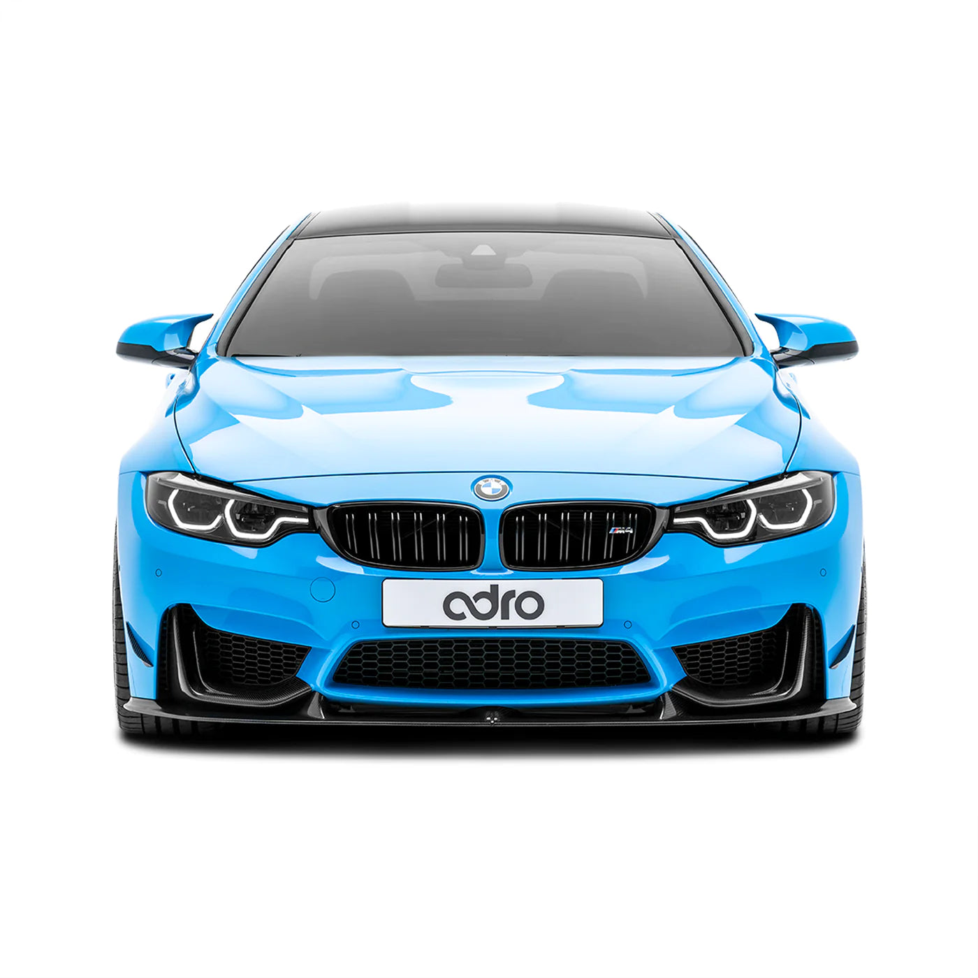 BMW M3 F80 & M4 F82 F83 Pre-Preg Carbon Fibre Front Splitter by Adro (2014-2020), Front Lips & Splitters, Adro - AUTOID | Premium Automotive Accessories