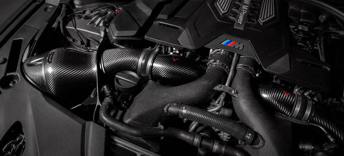BMW M5 F90 & M8 F91 F92 F93 V2 Eventuri Carbon Fibre Turbo Inlets (2017+), Air Intakes, Eventuri - AUTOID | Premium Automotive Accessories
