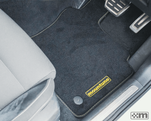 Mountune LUX Interior Floor Mats Golf Mk7 installed