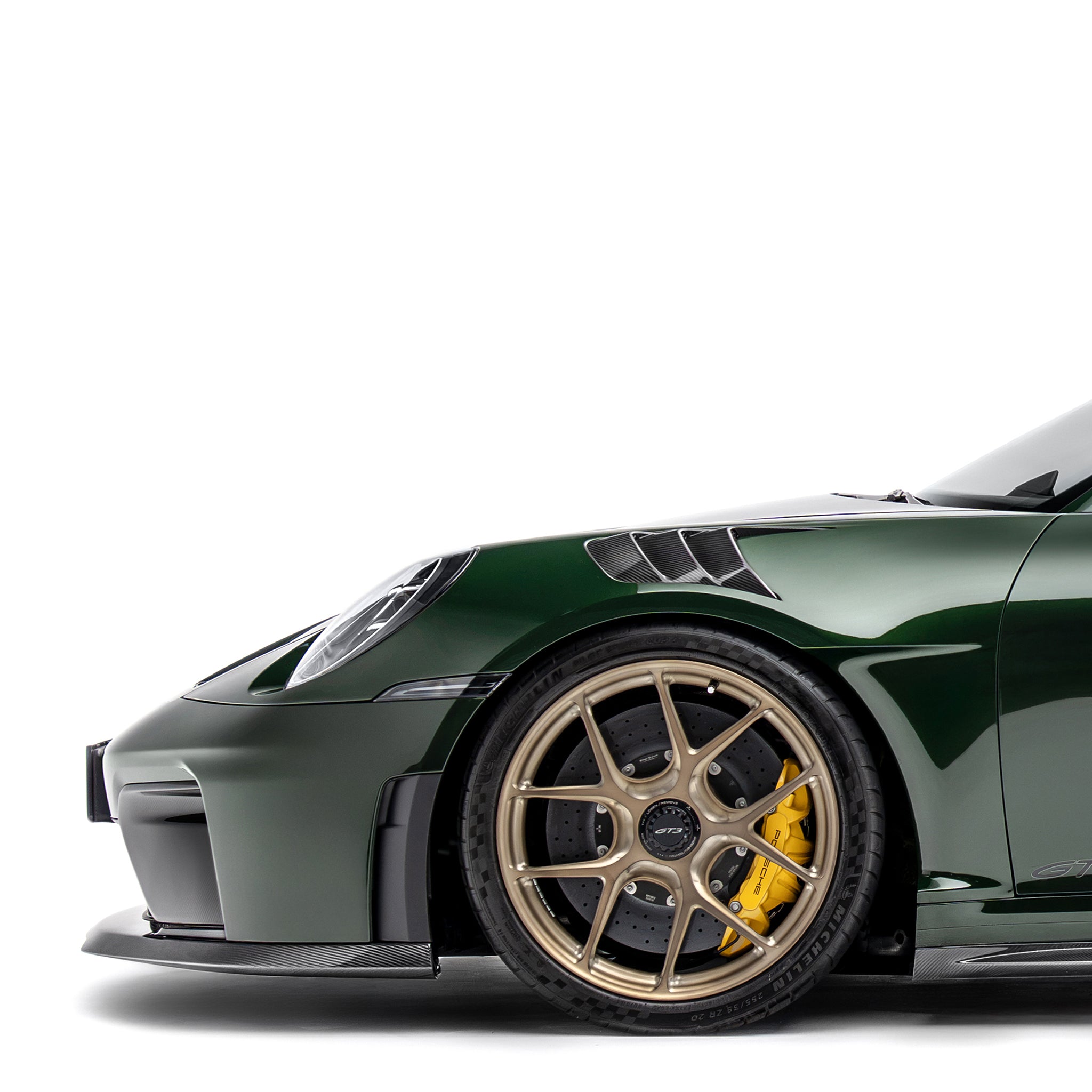 Porsche 992.2 / 992.1 GT3 Prepreg Carbon Fibre Front Fenders by Adro - AUTOID® - Fenders & Wide Body Kits - Adro