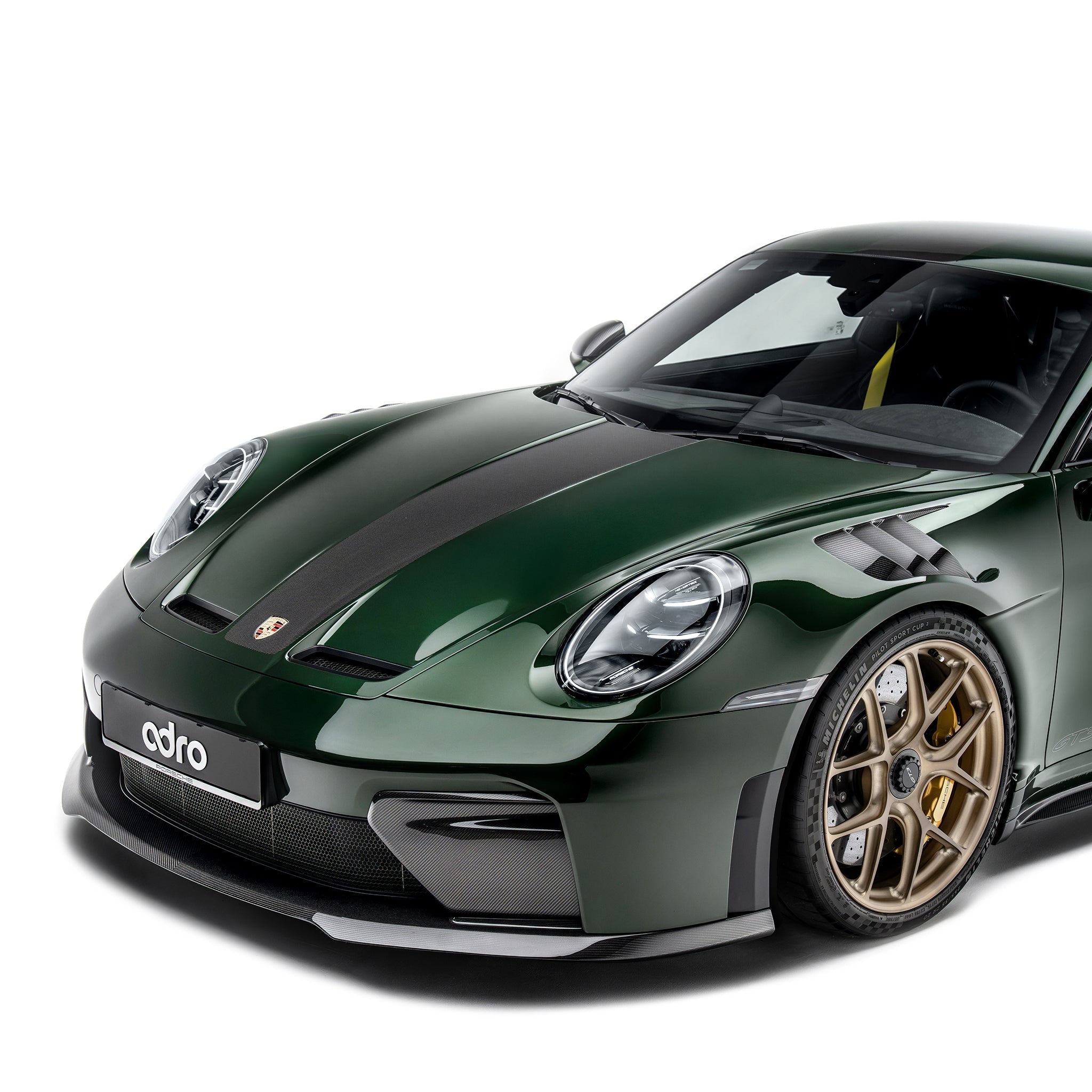 Porsche 992.2 / 992.1 GT3 Prepreg Carbon Fibre Front Fenders by Adro - AUTOID® - Fenders & Wide Body Kits - Adro